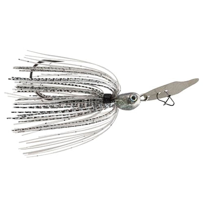 Strike King Thunder Cricket Fishing Lure, Vibrating Swim Jig, Silver Blade, 4/0 Jungle-Style Flipping Hook - color: 288 - Mouse, size: 3/8 oz