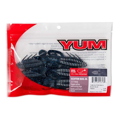 Scutter Bug - color: Black Blue Flake, size: 3.5"
