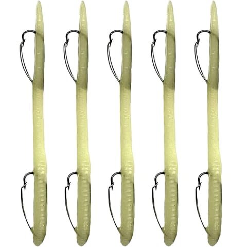Delong Lures Weedless Pre-Rigged Fishing Lures Bass Set, Pike, and Anything in Between - Made in USA - Extra Durable Soft Plastic Swimbaits for Bass Fishing Lures - 5 PCS Bass Baits and Lures Pack