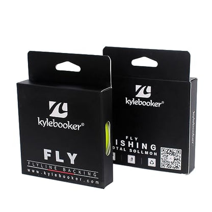 Kylebooker Fly Fishing Dacron Braided Backing Line Abrasion Resistant Trout Fly Line 20lb/30lb - color: Fluo Yellow, size: 20LB 91m/100yds