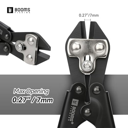 Booms Fishing Hook & Wire Cutter: Upgraded Handle, Cuts Thick Hooks & Bolts - XW43 8.8" Heavy-Duty Fishing Tool