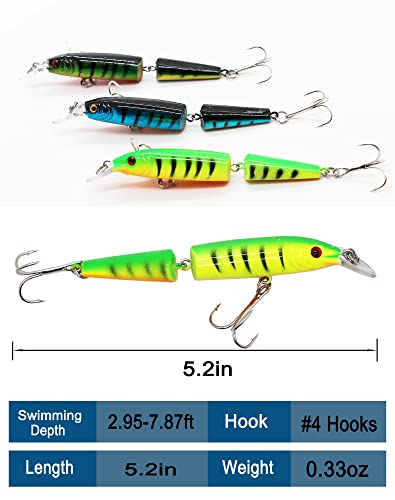 Fishing Lure Set Fishing Spoons Frog Lures Soft Hard Metal Lure Crank Popper Minnow Pencil Jig Hook for Trout Bass Salmon with Tackle Box - color: Mix-17pcs