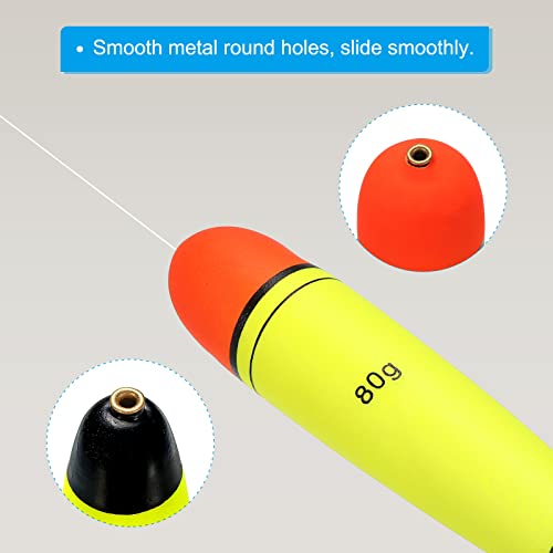PATIKIL Fishing Slip Bobbers EVA Fishing Float for Saltwater Freshwater Fishing - style: 2.8oz