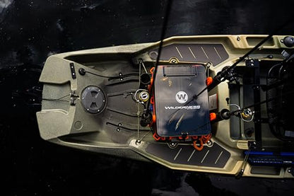 Wilderness Systems Kayak Crate - 4 Rod Holders - Kayak and Boat Tackle Storage - Fits Anglet Boats