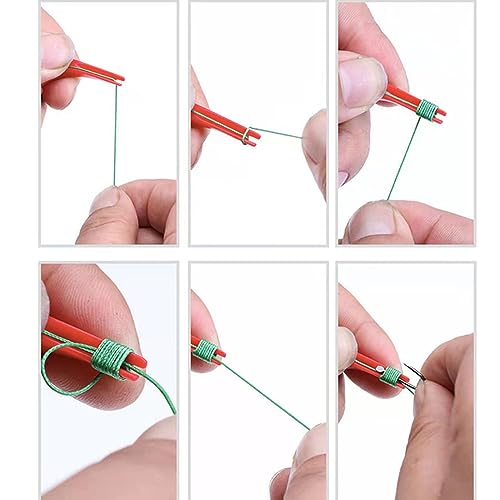4PCS Portable Fishing Hook Remover Fishing Quick Removal Tool Device Security Extractor Built-in Loop Tyer Hook Sharpener Quick Knot Tying Tool
