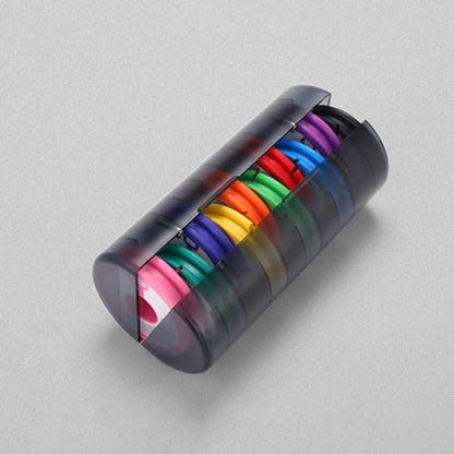 Happyyami Fishing Line Storage Box Spool Holder Portable Fishing Wheel Organizer Fishing Hook Holder Silicone Holder Fishing Tools Fishing Leader Storage Reel Fishing Supplies Abs