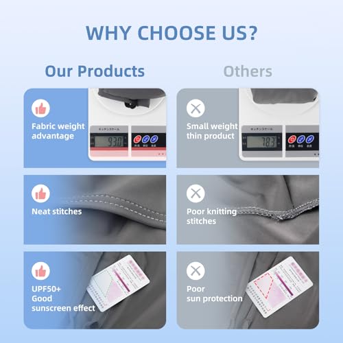 Summer Balaclava Face Mask with Breathable Holes Sun Face Shield UV Protection Full Head Mask for Men Women Fishing Cycling - color: Light Gray--pro