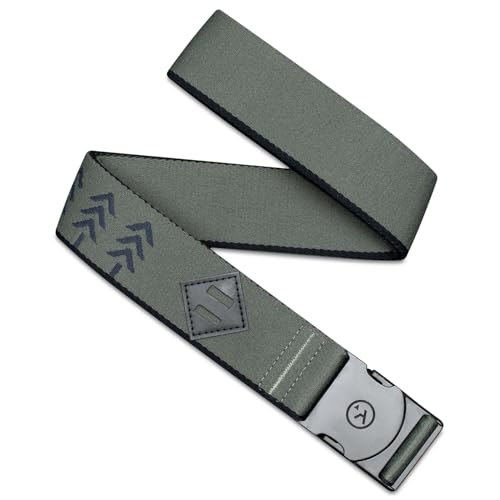 Arcade The Original Unisex Adventure Belt, Heavy Duty Elastic Webbing, Non-Metal Travel Friendly Buckle - color: Blackwood - Ivy Green, size: Standard (Up to 40"); 1.5" Wide