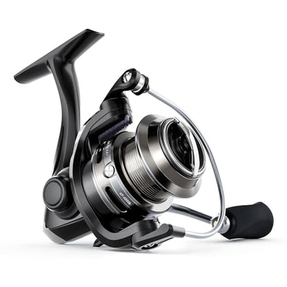 Ashconfish KF Spinning Reel, Freshwater Saltwater Spinning Fishing Reels, CNC Aluminum Spool, 5.2:1 Gear Ratio, 7+1 Ball Bearings 2 Line Cup Styles - size: 5000, style: Shallow Spool Line Cup(kfb)