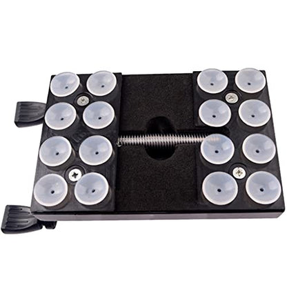 Reversible Reel Fishingline Winder Equipment Multi-Function Line Recoil Machine Dual-Direction Spooler Base with Suction Array Tool for Rotary Baitcasting Wheel
