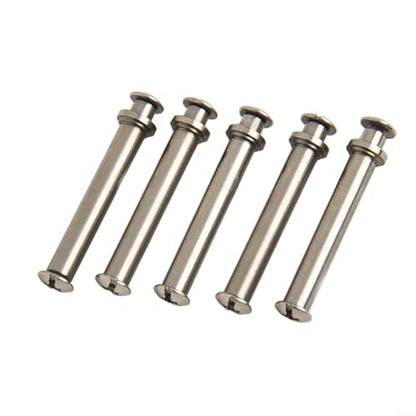 Fishing Reel Handle Shaft Assembly Kit with Customizable Options Including Screws and Knobs (5pcs) - size: 5 Pieces