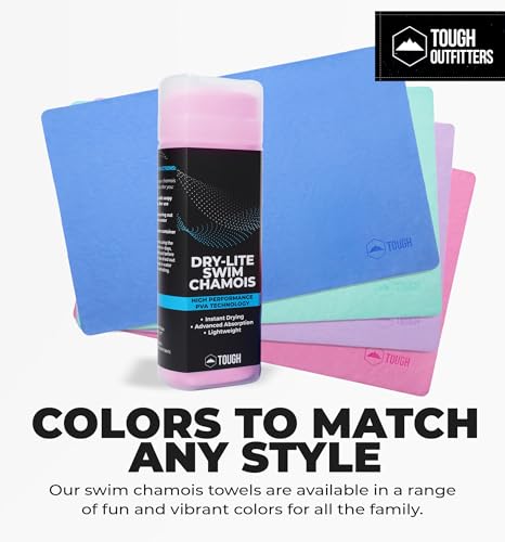 Tough Outfitters Quick Dry Towel - Travel Towel Fast Drying Lightweight - Compact Microfiber Towels for Body Camping Swim Beach Camp Backpacking - Quick Dry for Swimmers - color: Large - 26" X 17" - Pink
