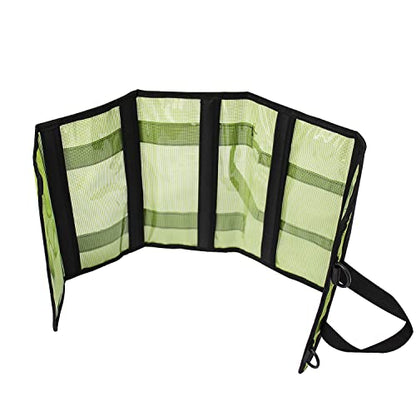 Lure Bag 6 Pocket PVC Protective Cover Durable Fishing Bag Trolling Lure Tackle Box - size: Medium