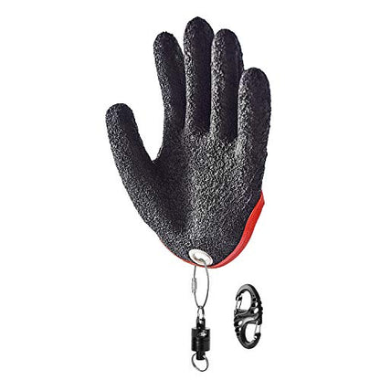 SF Fly Fishing Puncture Proof Gloves with Magnet Release Waterproof Fish Landing Glove Professional - color: Left Hand