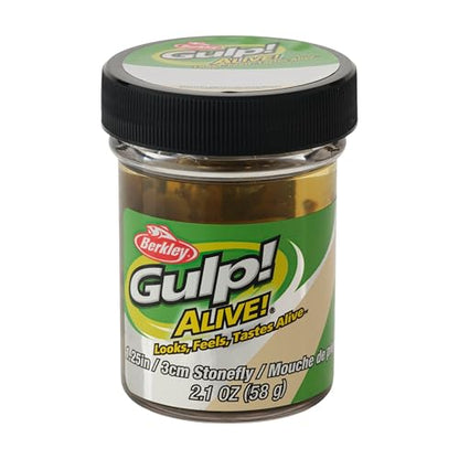 Berkley Gulp! Alive! Stonefly Fishing Soft Bait - color: Smog
