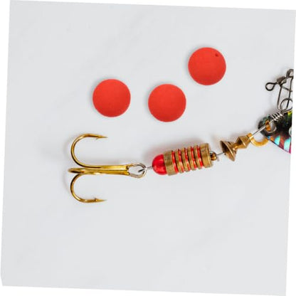 VICASKY PVA Strawberry Flavor Fishing Bait Beads Floating Smell Balls for Carp Fishing High Buoyancy Soft Pellets for Attracting Fish
