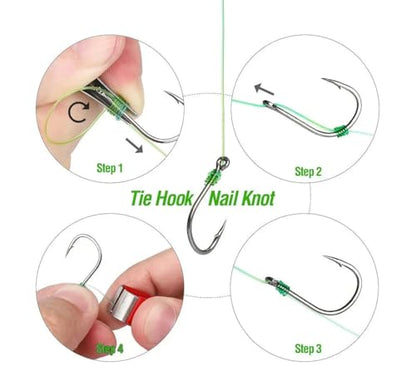 1Pc Fast Tie Nail Knotter Line Cutter Clipper Nipper Hook Fishing Tackle Gear Fishing Quick Knot Tool Sharpener Fly Tying Tool - color: red 1pc