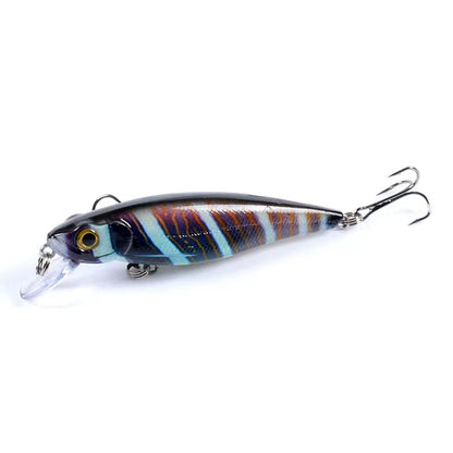 6 Pcs Vivid Minnow Lures, as Plugs Crankbait Pack and Jerkbaits for Trout Bass Walleye Salmon Redfish in Saltwater and Freshwater 28