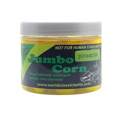 WCB Carp Baits - Flavored Jumbo Corn Bait - Ideal for Carp Fishing - style: Flavor: Pineapple