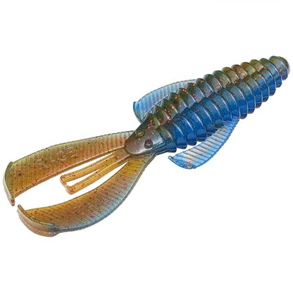 Strike King Rage Bug Fishing Lure, Soft Plastic Grub, Unique Design, Subtle Action - color: Chameleon, size: 4"