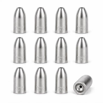 Tungsten Bullet Fishing Weights - Insert Free Worm Sinkers for Bass Fishing, Ultra Sensitive Texas & Carolina Rig Weights, Flipping & Pitching, 1/16, 1/8, 3/16, 1/4, 3/8, 1/2 oz, 5-12 Pack | 3 Colors 1/16-1/2oz Fishing Sinkers for Texas Rig, Carolina Rig,