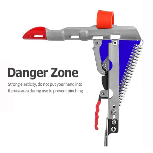 LBW Automatic Spring Fishing Rod Holder for Ground Bank Fishing Pole Holder Hook Setter Adjustable High Sensitivity Stainless Steel Spring Loaded Rod Holder for Fishing 4 Pack