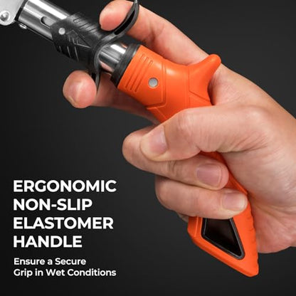 KastKing Paradox 11’’ Pistol Lip Grip, Corrosion-Resistant 420 Stainless Steel, Ergonomic Non-Slip Elastomer Handle, Easy-to-Use Trigger, Spring-Loaded Jaws for a Firm and Safe Hold - style: B: 11'' Pistol Lip Grip