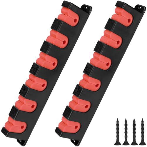 Fishing Rod Rack Holders Wall-Mounted, 6-Rod Storage Rack