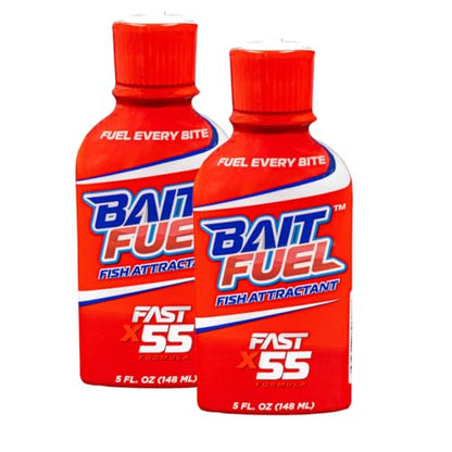 BAITFUEL Gel Fish Attractant Scientifically Proven Long-Lasting Gel X55 Scent Formula | 5 oz., 2-Pack