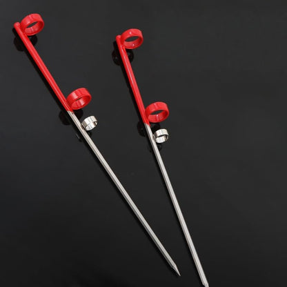 1pcs Heavy-Duty Stainless Steel Rod Holder with Ground Spike - for Surf Fishing, Rock Fishing, and Long Cast Rod Support