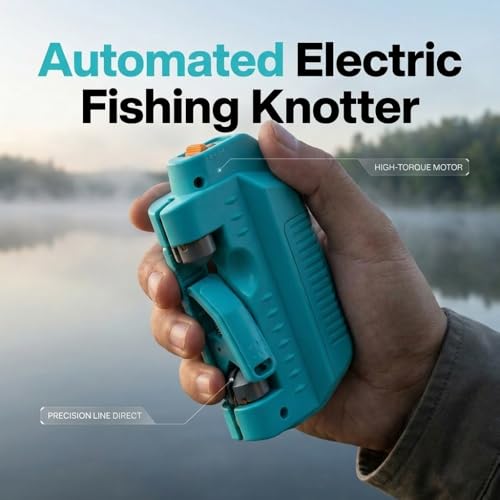 Automatic Fishing Knot Tying Tool, 2026 New Easy Cast Knot Tying Tool, Portable Electric Lure GT Knotter for Anglers