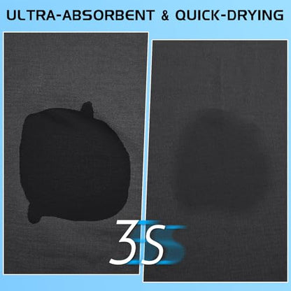 GXCROR Cooling Breathable Balaclava Face Mask Sun UV Protection Hood Shiesty Mask for Cycling Fishing Running - color: Black+gray