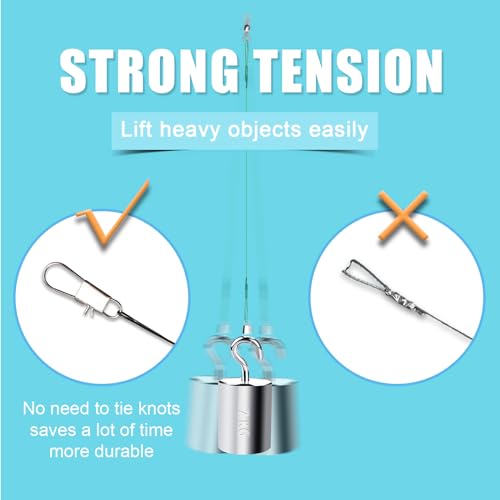 30pcs Fishing Leaders, Stainless Steel Leader Wire with Swivel Buckle Fishing Leaders Line Connecting Fishing Tackle Lure or Hook, for Saltwater and Freshwater (Black) - size: 7.48 Inch
