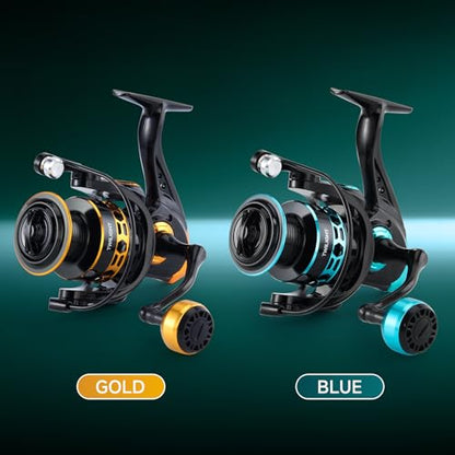 HAUT TON Dolphin Advance Edition Spinning Reel,5.2:1Gear Ratio,22LBS,5+1BB,Backlash Free Bearing,Sealed Drag System,Saltwater,Freshwater Fishing Reels - color: TGG, size: 7000