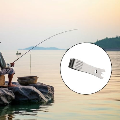 3 Pcs Fishing Line Cutter Nipper Set with Hook Eye Cleaner, Stainless Steel Fly Fishing Line Clippers, Multi-Purpose Cutting Tool for Braid/Mono, Sharp Cutting Nipper Accessories