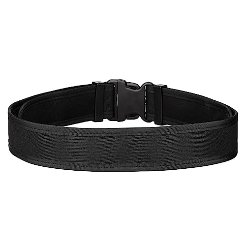 LAKE OF FIRE Nylon Mens Tactical Belt,2" Heavy-Duty Work Belt with Adjustable,Quick Release,Wear-Resistant - color: Brown