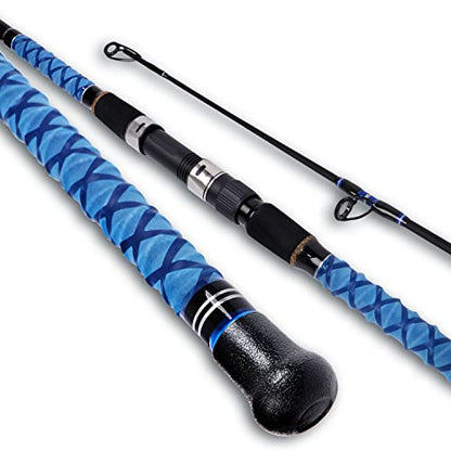 Fiblink Surf Spinning Fishing Rod Carbon Travel Surf Rod 2 Piece/3 Piece/4 Piece Spinning Fishing Rod 9'/10'/11'/12'/15' - style: 2pc 10ft---spinning