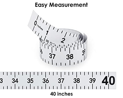 DS. DISTINCTIVE STYLE Fish Ruler Sticker 40-Inch Waterproof Adhesive Ruler Tape Fish Measuring Tape for Kayak, Boat, and Workbench