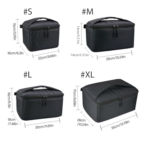 Shockproof Protective Case Internal Divider Fishing Reel Bag Reel Bag Case Splashproof Organizers Storage Storage - size: L