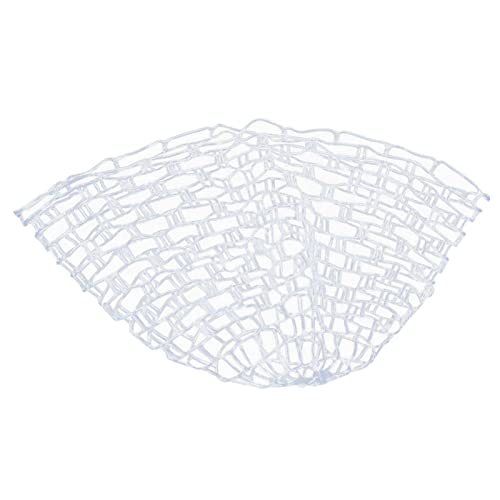 Large Clear Invisible Soft Rubber Landing Net Replacement Mesh for Fly Fishing – Snag-Proof, Fish-Friendly, Lightweight and Portable