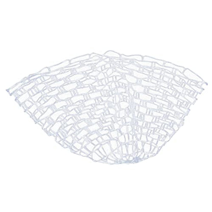Large Clear Invisible Soft Rubber Landing Net Replacement Mesh for Fly Fishing – Snag-Proof, Fish-Friendly, Lightweight and Portable