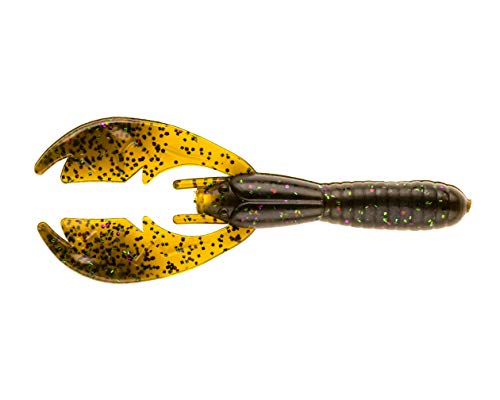 NetBait Paca Craw Soft Plastic Crawfish Lure Hollow Body Bass Fishing Plastic Bait - color: Green Pumpkin Candy, style: Paca Craw