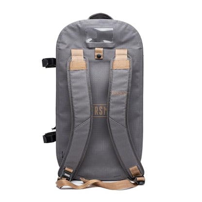 RiverSmith Waterproof Duffel Bag with Rod Tube Holders, Lightweight Fishing Travel Duffel with Backpack Straps, Durable Gear Bag for Fly Fishing, Boating & Adventure Travel (Shadow Kelp, 45L) - color: Shadow Kelp