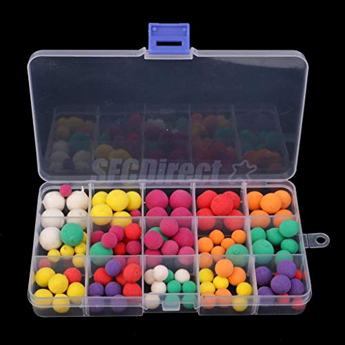 SaditY Pop up Boilies Carp Fishing Baits Fruit Flavours Floating Beads Eco-friendly Soluble in Water 10mm/12mm/14mm - (Color: Package 1), style