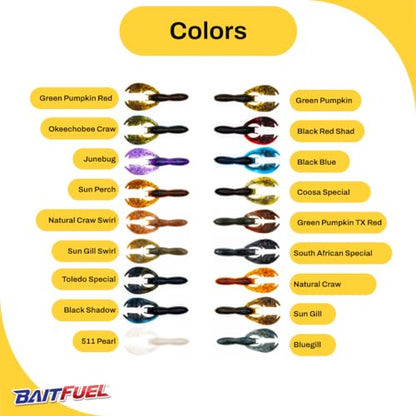 BAITFUEL Baby PACA Craw - color: Coosa Special