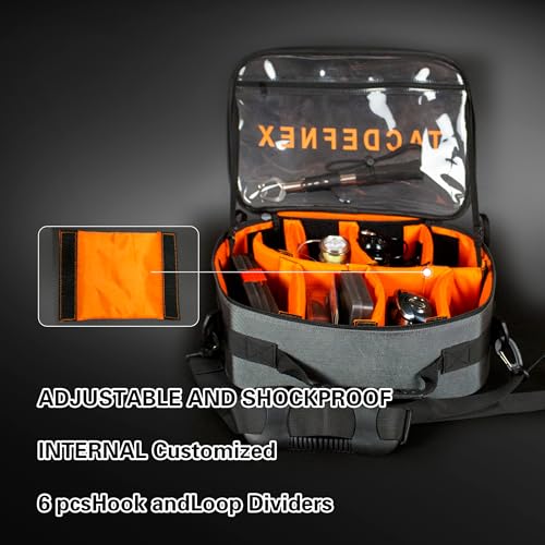 Waterproof Fishing Reel Case with 8 Shockproof Compartments – Portable Tackle Organizer for Spinning, Baitcasting, Spincast & Fly Reels Holds more than 10 Reels
