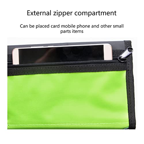 Waterproof Fishing Lure Bag Fishing Equipment Fishing Tackle Binder Bag Soft Baits Bag Storage Bag Fishing Bag - color: fluorescent green