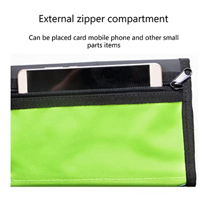 Fishing Lure Bag Fishing Equipment Tackle Binder Bag Soft Baits Storage Rig Jig Lightweight Gear - color: camouflage green