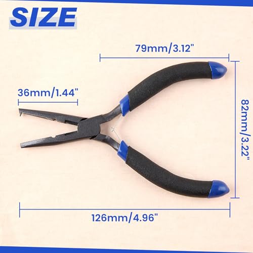 SPEEDWOX Fishing Pliers Hook Remover - Saltwater Gear With Line Cutter, Crimping Tool, Clippers, Pistol Grip Split Ring - style: Fishing Pliers