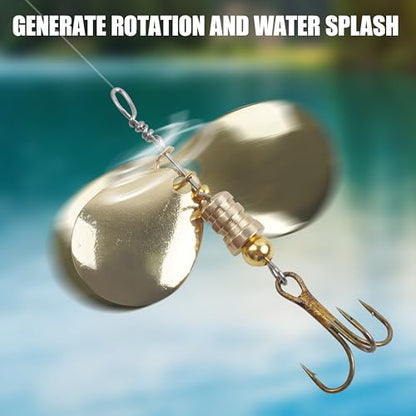 Fishing Spinner Lure Making Kit,141pcs Inline Spinner Making Supplies Kit DIY Spinnerbaits Accessory Pliers Spinner Blade Clevis Wire Shaft Treble Hooks Beads Fishing Spoon Rigs Tackle Set - style: 140pcs